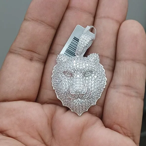 925 Sterling Silver Lion Pendant